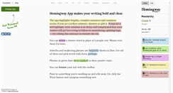 Desktop Screenshot of hemingwayapp.com